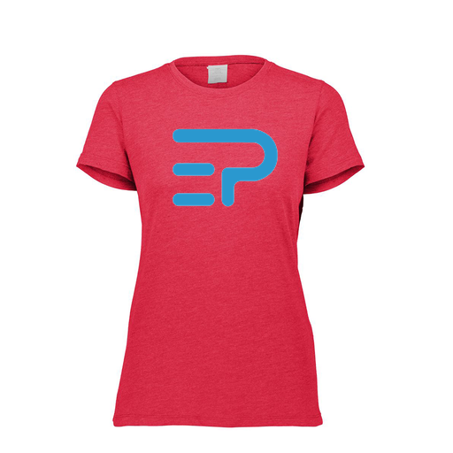 [FTSCUBRD-FAXS-LOGO1] Decker Women's Tri-Blend T-Shirt - Short Sleeve (Female Adult XS, Red, Logo 1)