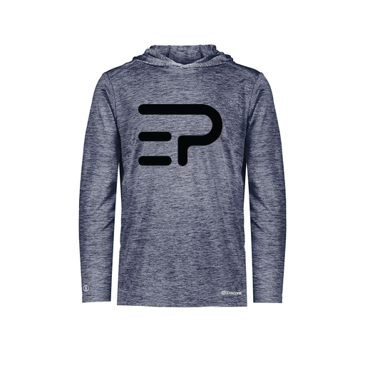 [FOLHCGNV-AS-LOGO2] Decker Men's Charge Hoodie (Adult S, Navy, Logo 2)