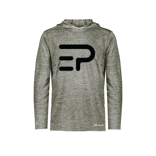 [CUS-DFW-CHGHOOD-PER-LSL-GRY-AS-LOGO2] Men's Charge Hoodie (Adult S, Gray, Logo 2)