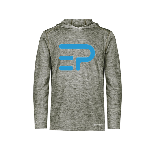 [FOLHCGGY-YS-LOGO1] Decker Youth Charge Hoodie (Youth S, Gray, Logo 1)