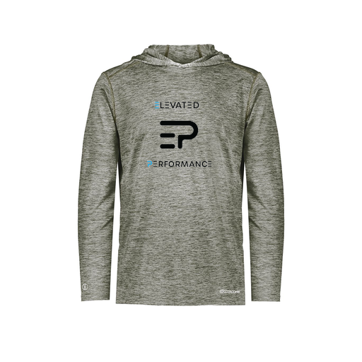 [FOLHCGGY-YS-LOGO3] Decker Youth Charge Hoodie (Youth S, Gray, Logo 3)