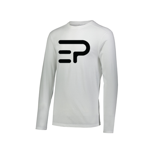 [3075.005.XS-LOGO2] Men's LS Ultra-blend T-Shirt (Adult XS, White, Logo 2)