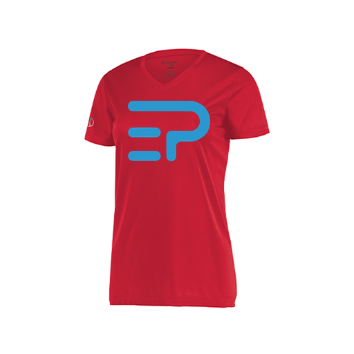 [222820.083.S-LOGO1] Ladies Movement Dri Fit Shirt (Female Adult S, Red, Logo 1)